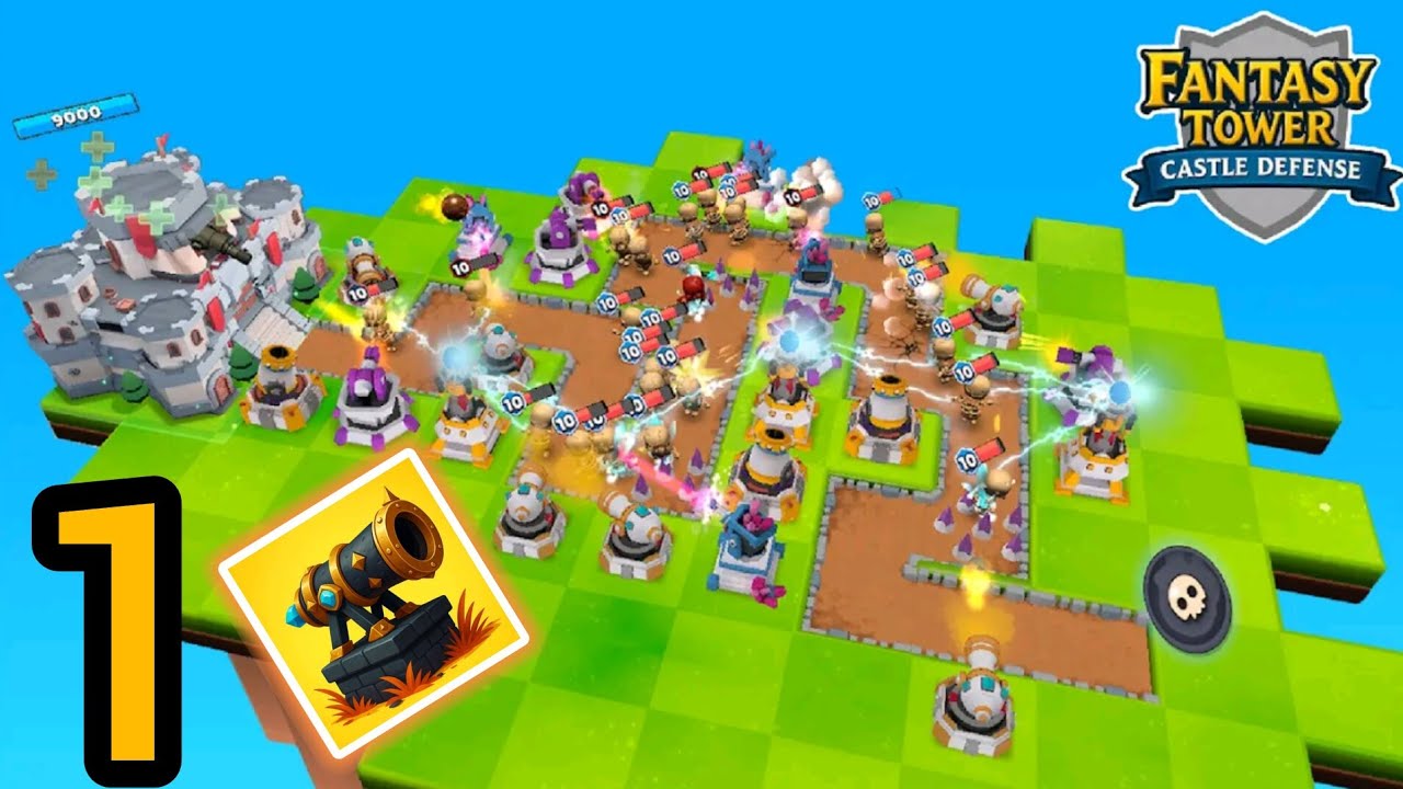 Fantasy Tower Castle Defense Gameplay || Tower Defense || Android & ios Gameplay