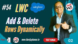 54 - How to add and delete rows dynamically in LWC | Create Quote and QuoteLineItem | #lwc