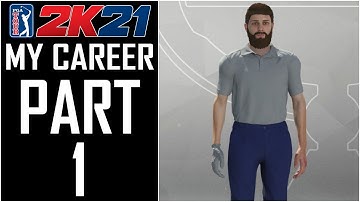 PGA Tour 2K21 - Career - Walkthrough - Part 1 - "MyPlayer Creation"