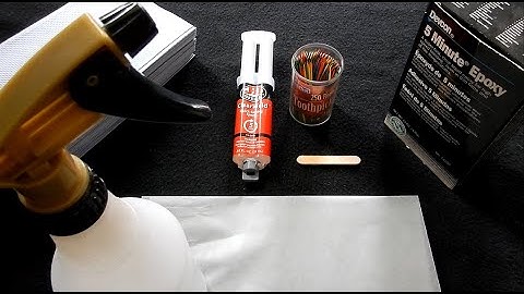 Mixing Two Part Epoxy Glue