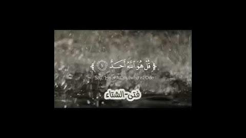 قران راحه نفسيه بصوت شريف مصطفى❤️😍#سورة الاخلاص