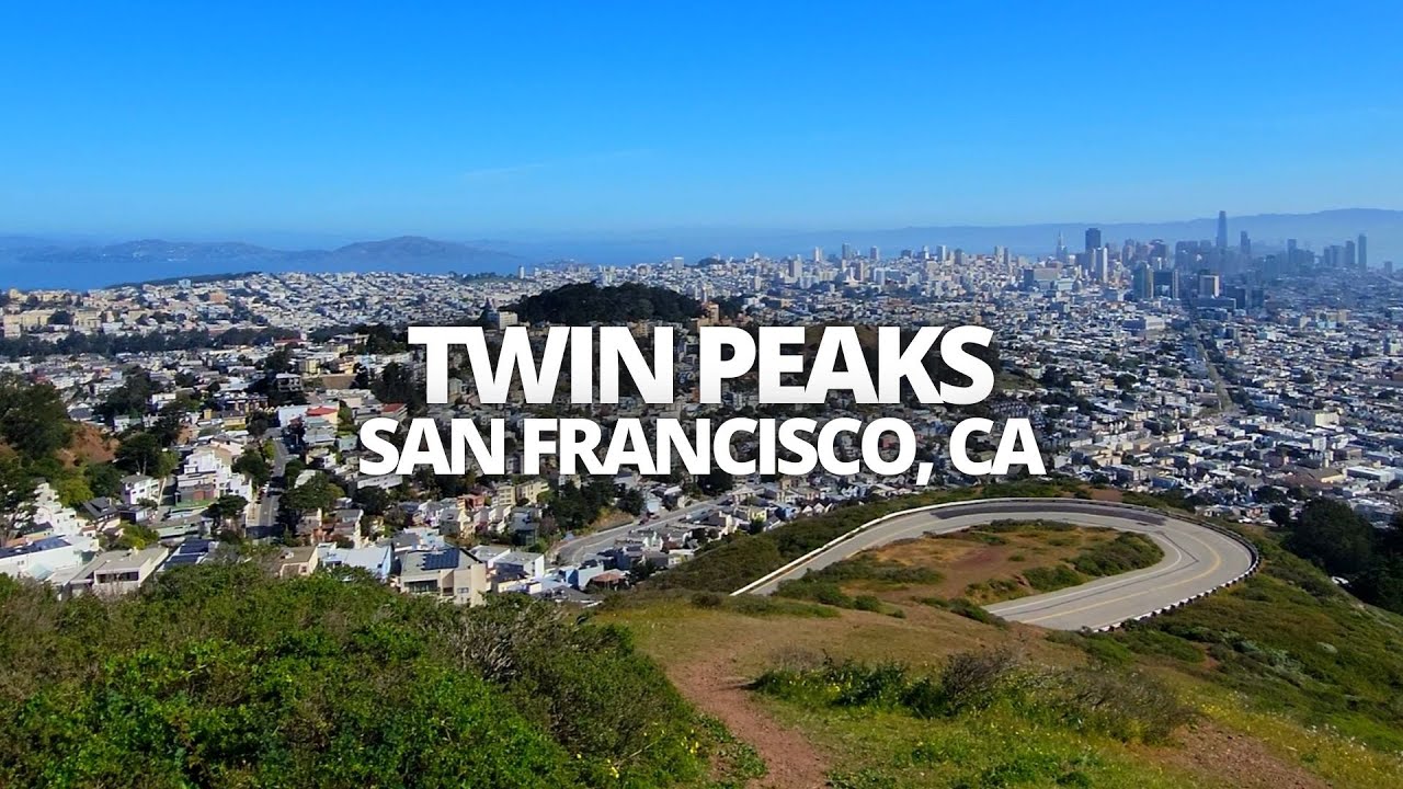 Exploring Twin Peaks in San Francisco, California USA Walking Tour 