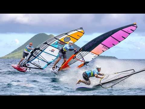 DANGEROUS CRASHES & A BROKEN TOE | Windsurf Worldcup Guadeloupe