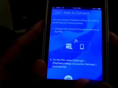 How To Connect You PlayStation App To Your Ps4