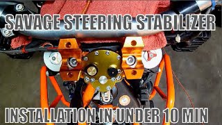 SAVAGE STEERING STABILIZER INSTALL KTM 690 ENDURO R