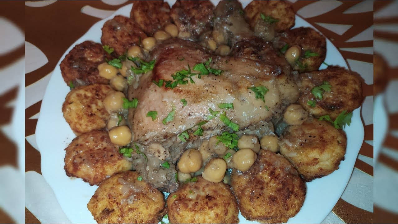 كريات الشوفلور بمرق ابيض بالدجاج رووووعة في المذاق