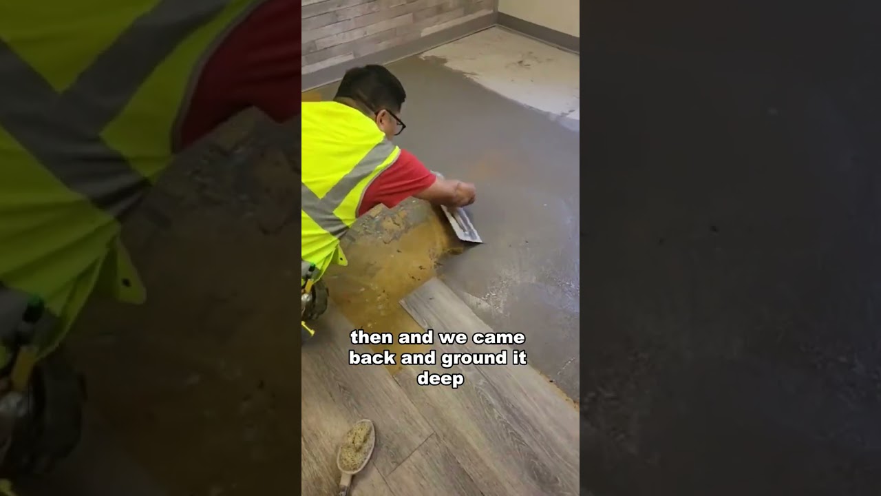 This floor looked like it was too far gone. 👀