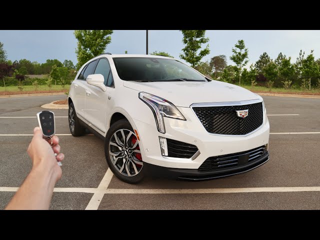 2022 Cadillac XT5 AWD Sport Platinum: Start Up, Walkaround, POV