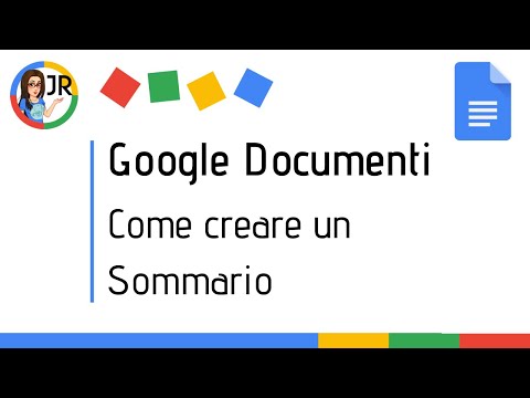 Video: Come faccio a creare una rubrica in Google Documenti?
