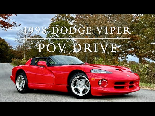 1998 Dodge Viper RT/10 PoV Drive 