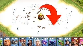 COC New Satisfying Trap VS Troops Challenge