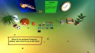 Windows 7 3D Desktop [ Tutorial - German ] HD