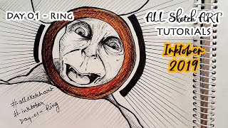 Inktober 2019 | Day 01 - Ring | All Sketch Art
