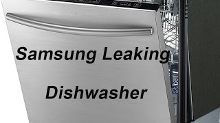 Updated Leaking Samsung Dishwasher DMT800RHB