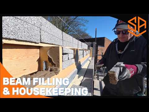 BEAM FILLING AND ALOT OF HOUSEKEEPING!!