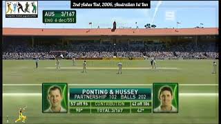 2nd Ashes Test 2006, Australia 1st Innings