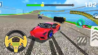 Impossible Crazy Car Crash Racing Mega Ramp Car Stunts Drive Simulator Games Android Gameplay 238 screenshot 1