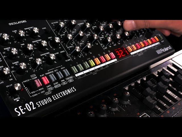 Overview of the Roland SE-02 Analog Synthesizer