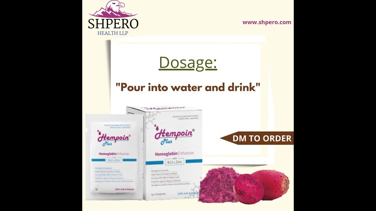 Hempoin plus sachets Dosage