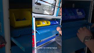 Van Wheel Arch Storage Unit | Installed Look #vanupfit #converter #vanstorage #vehicleupfit
