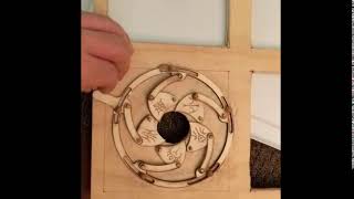 Fire Emblem Laser Cut Wood Iris