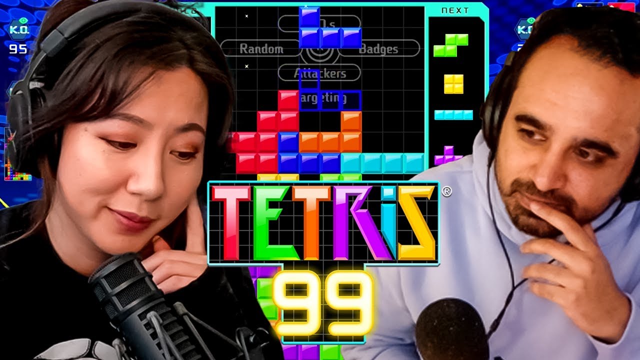 Fuslie Plays Tetris 99 with Squeex, Valkyrae & Ludwig!