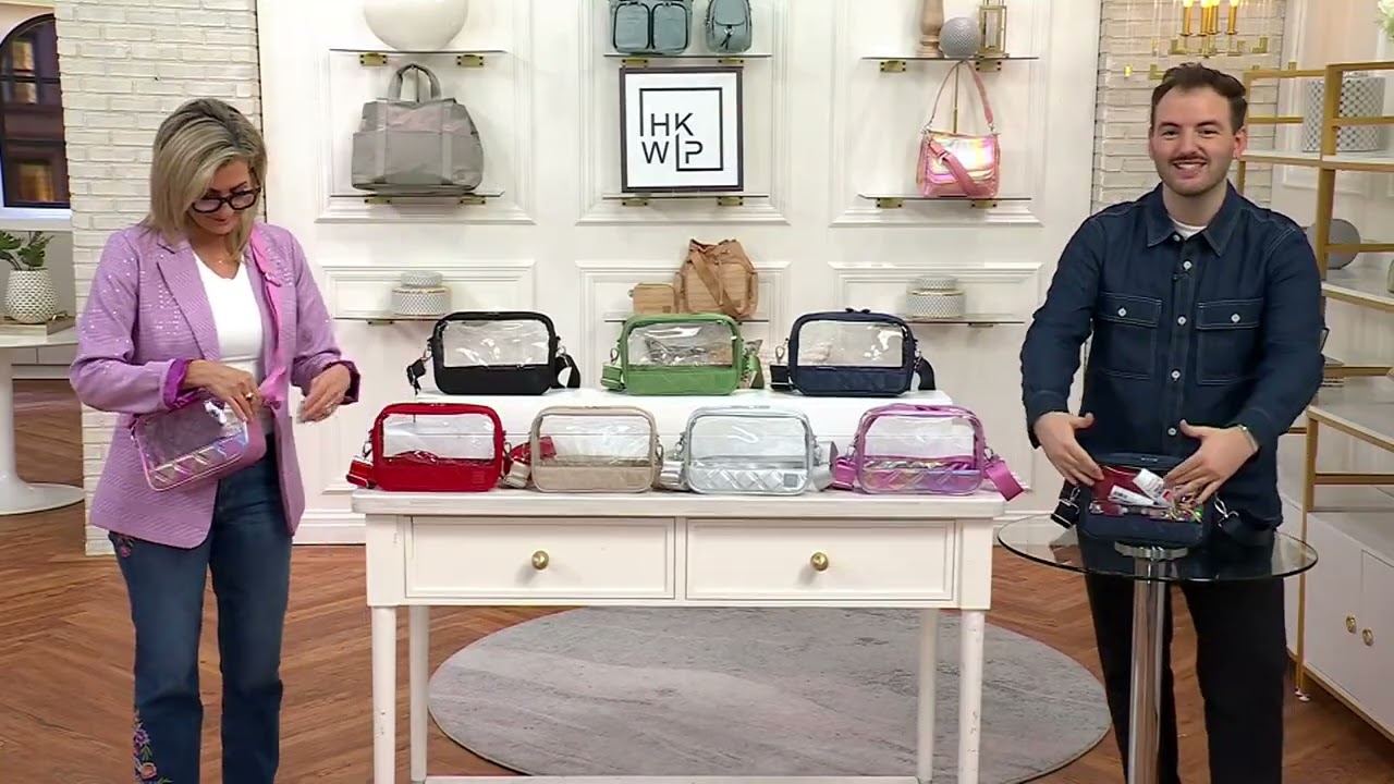 IHKWIP The Crystal Clear Crossbody on QVC