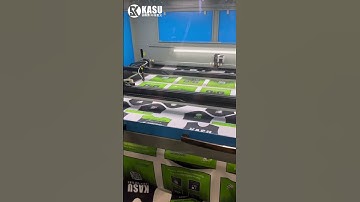 KASU Laser cutting demos all day long at Printing United 2023