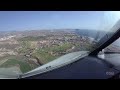 Tenerife South Airport, TFS/GCTS, Canary Islands: Approach and landing runway 07, Cockpit view