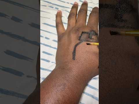 ASMR painting on myself