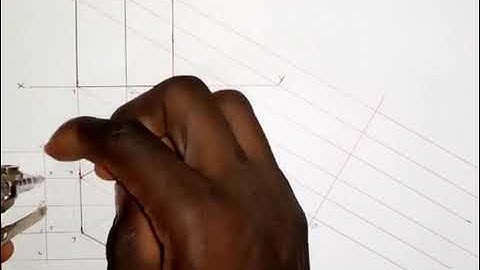 Auxiliary Plan of an Hexagonal Prism given Front View and End Elevation