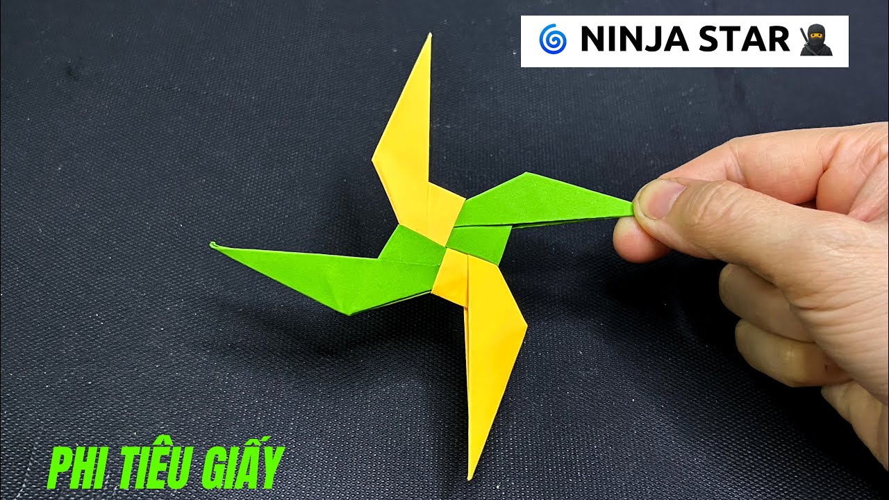 4-Blade Ninja Shuriken - Cách Gấp Phi Tiêu Ninja