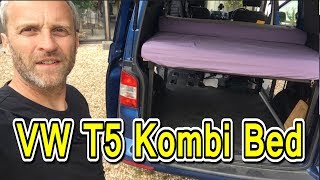 VW T5 Kombi Bed 5 Day Build!  Mantis Hacks E20