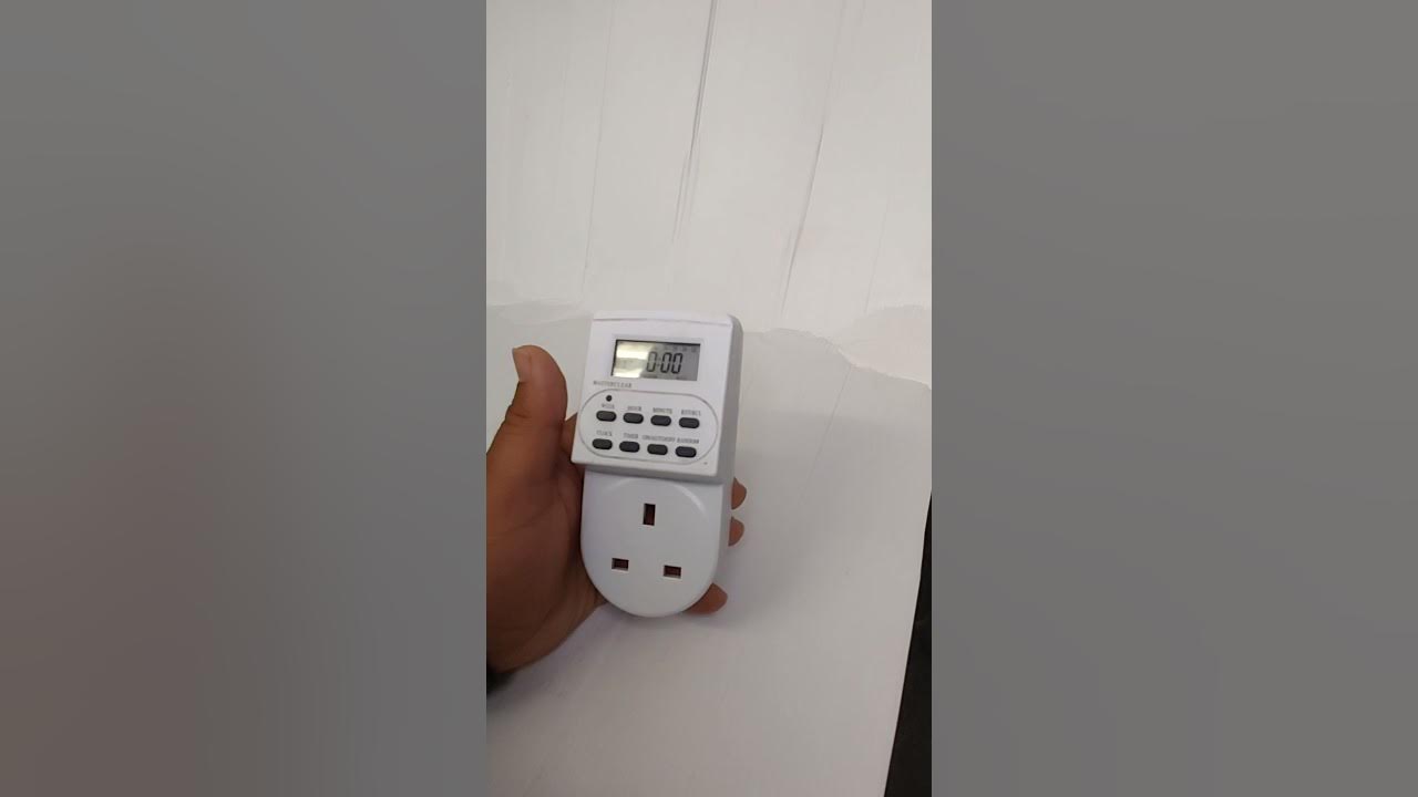 How to Reset and set masterclear digital timer YouTube