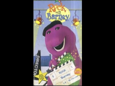 Rock With Barney 1997 VHS