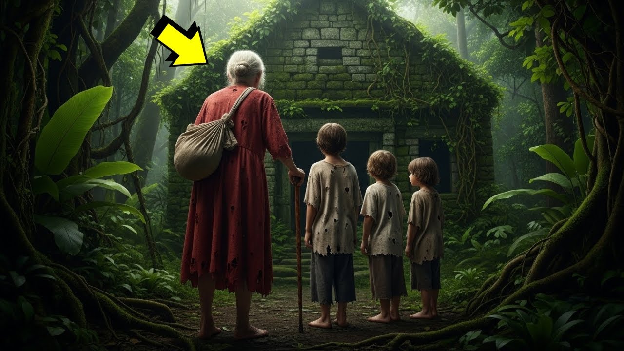 La Abuela Abandonada En La Selva Con Sus Nietos Descubrió Un Secreto Oculto Bajo La Casa De Piedra