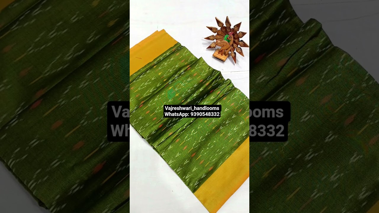 Pochampally Mercerized Cotton Sarees