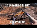 First ride on the 2024 norco sight vhsp