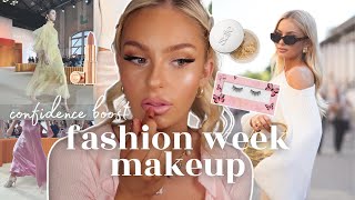 how I did my makeup to attend fashion week + manifestation tips ♡