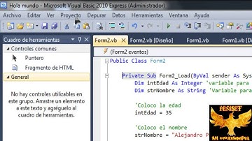 Clase #2 (Curso Visual Basic 2010) - Variables