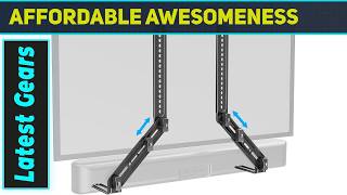 ELIVED Soundbar Mount Best Adjustable Space Saving TV Bracket for Clean Setup