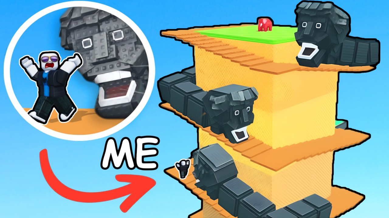 Climbing WORM TOWER to Save BRAINROTS in Roblox...