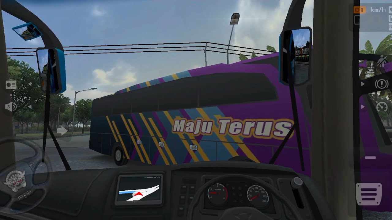 Bus driving game Bus simulator Indonesia
