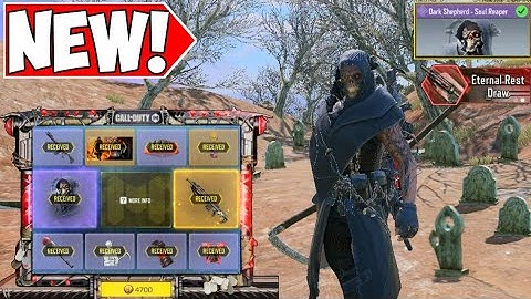 *NEW* EPIC DARK SHEPHERD - SOUL REAPER SKIN GAMEPLAY + LUCKY DRAW ETERNAL REST DRAW! COD MOBILE!