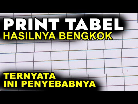 Penyebab Hasil Print