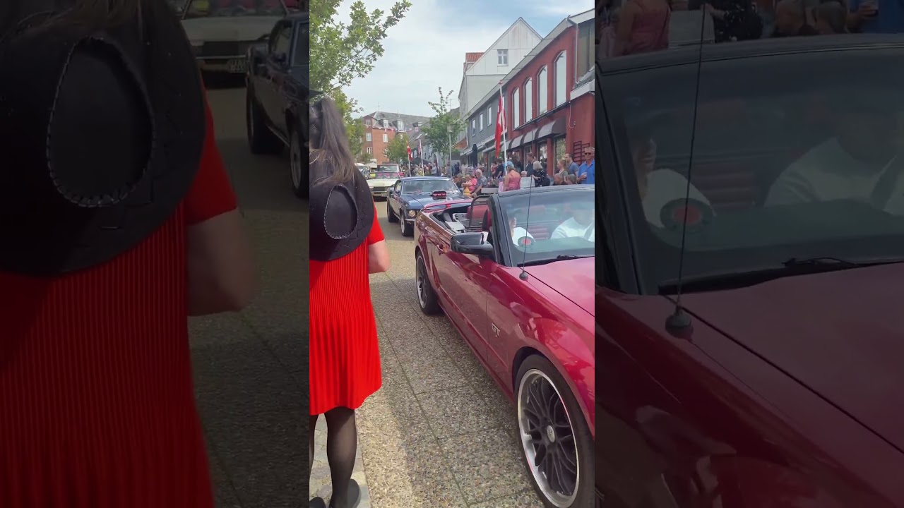 Retro car in Denmark 2024