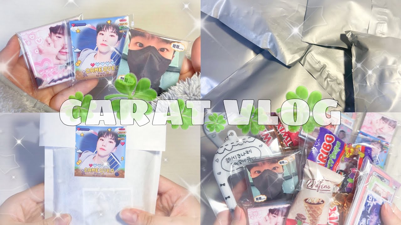 [캐럿로그] 이 홋프는 17분 동안 도무송만 포장합니다...ꃼ.̫ ꃼ • 호시 도무송 • 도무송 판매 • 도무송 포장 • 구독자 이벤트 물품 포장 • 포장지옥 드루와