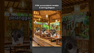 pingsan disaat yg tidak tepat🗿#memes #meme #catlovers #catmemes #kucinglucu
