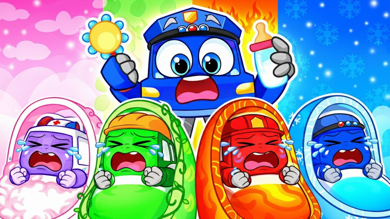 😢 أوه! الطفل يبكي | اعتنِ بالطفل | أغاني الأطفال وأغاني الحضانة | Robosquad