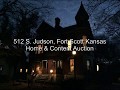 Fort Scott Home & Content Auction - 1887 Queen Anne Victorian Home Fort Scott Home & Content Auction - 1887 Queen Anne Victorian Home
